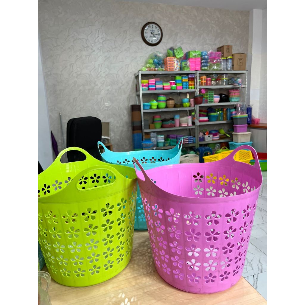 KERANJANG BAJU / KERANJANG SERBAGUNA / KERANJANG PLASTIK / KERANJANG BAGUS / KERANJANG MAINAN / KERA
