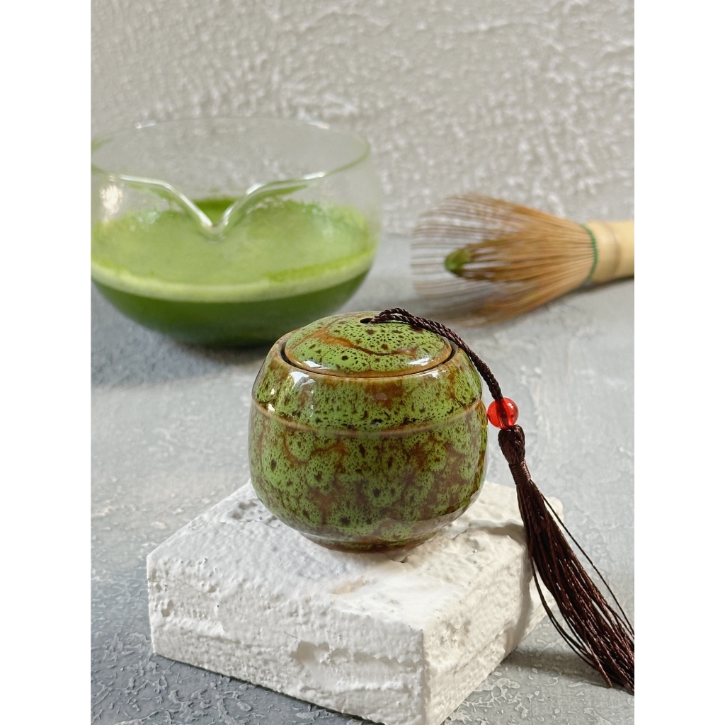 Matcha Ceramic Canister 12