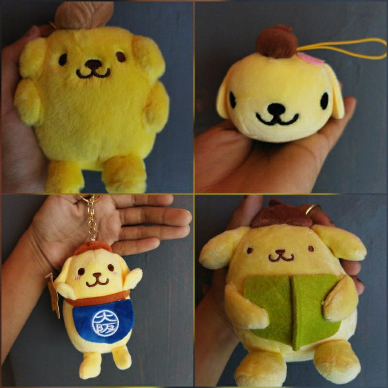 ganci pompopurin - gantungan kunci pompurin - sanrio - mainan preloved - boneka prelove