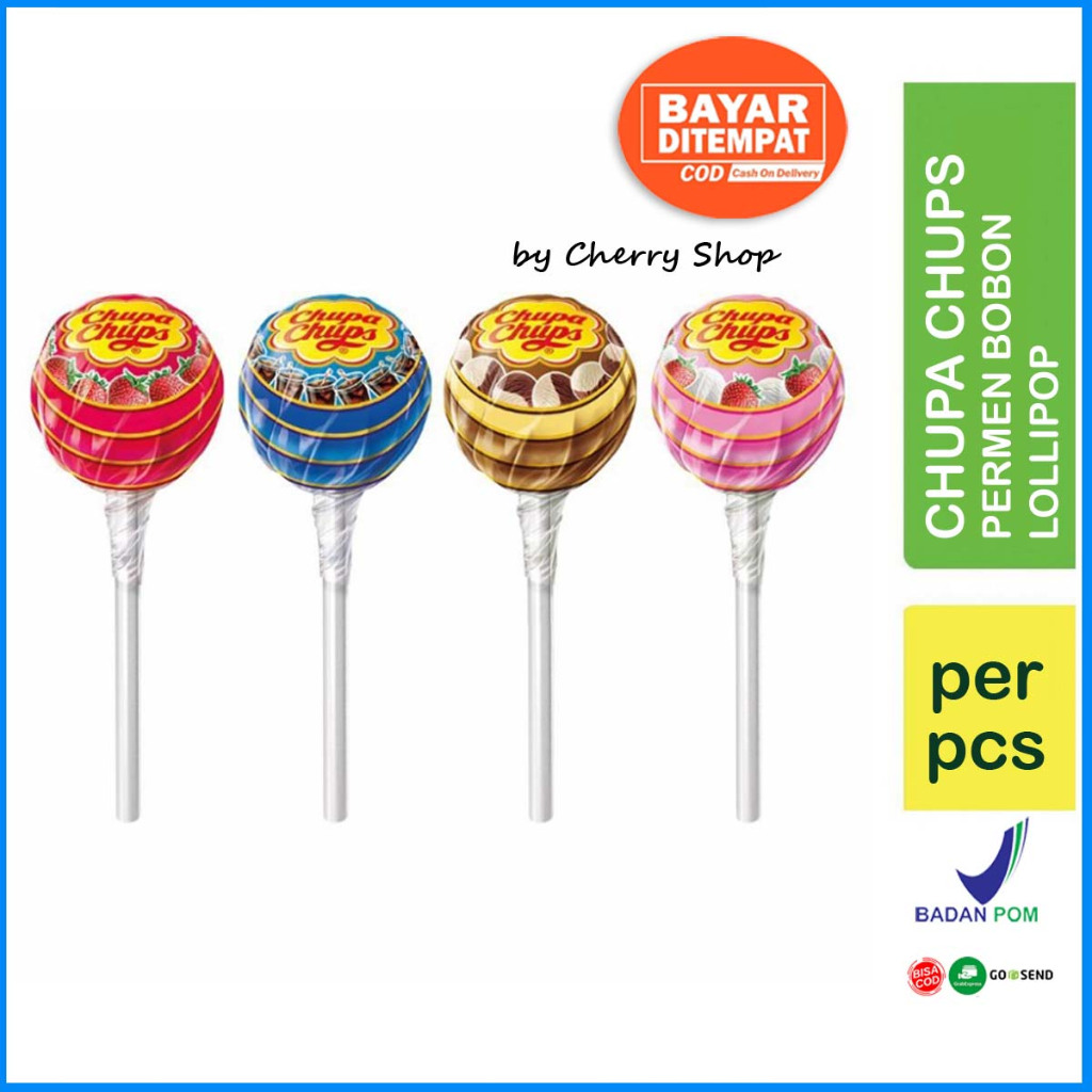 

[PER PCS] Chupa Chups Lollipop Aneka Rasa 10gr By Cherry Shop