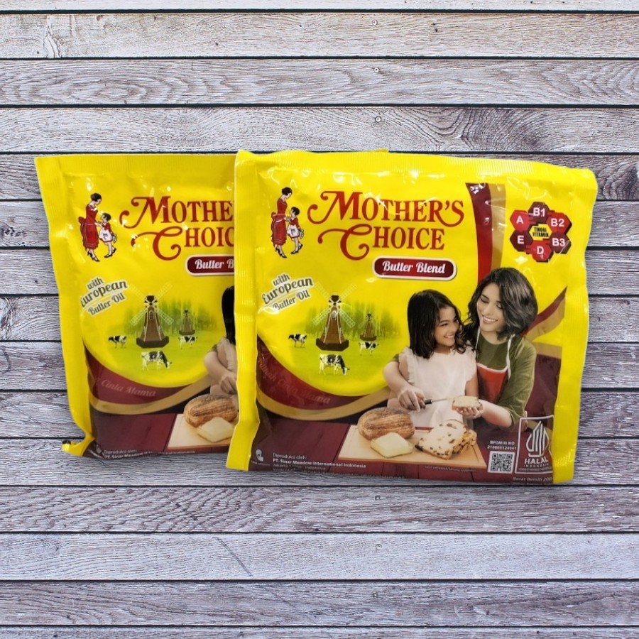 

Margarin Mother Choice Butter Blend 200g