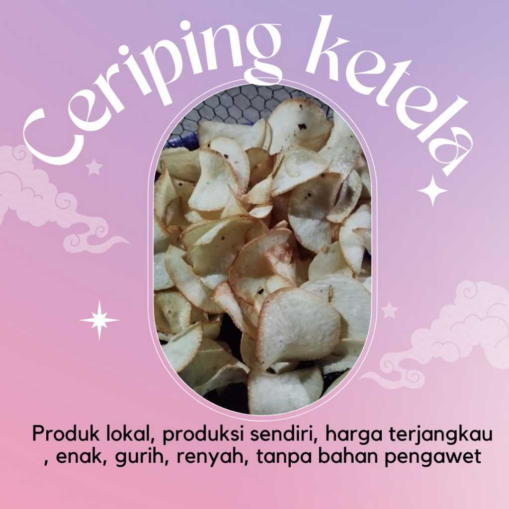 

Ceriping Ketela 1Ball 1Kg ,Gurih ,Renyahh