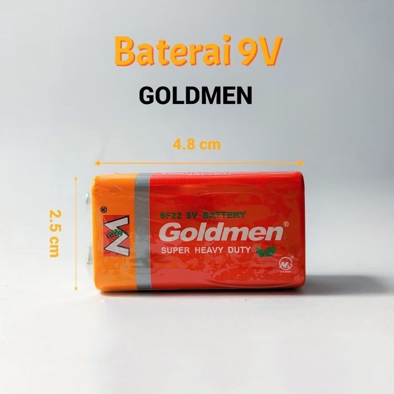 baterai kotak 9v baterai kotak 9 volt gitar akustik elektrik