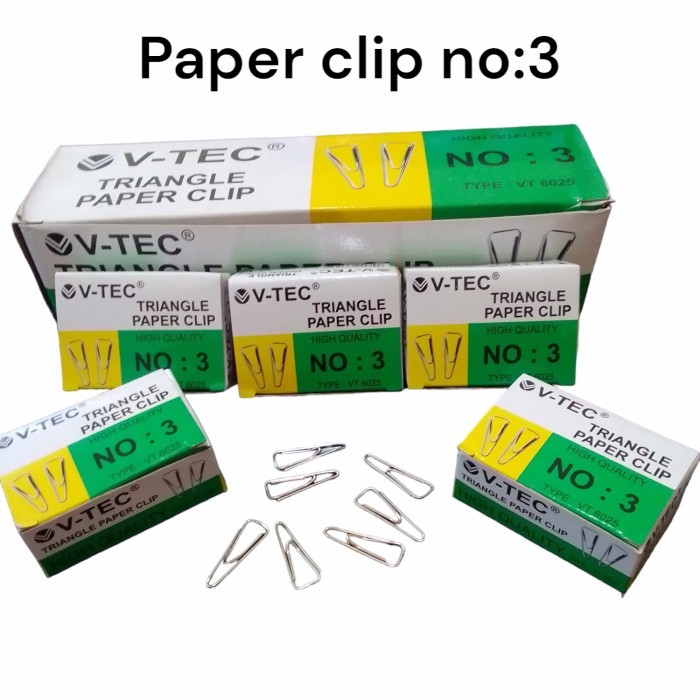 

V-TEC TRIANGLE PAPER CLIP NO.3 VT-6025