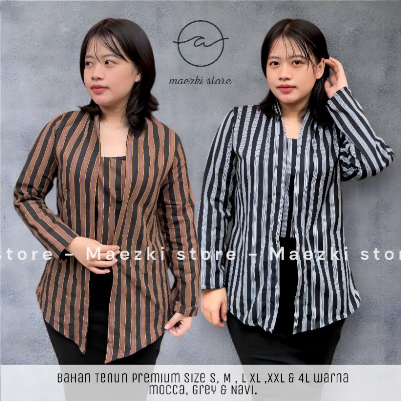 Siap Kirim  Kutubaru Modern Warna Grey Kutubaru Adat Jawa - Atasan Adat Jawa Wanita Kutubaru Bigsize