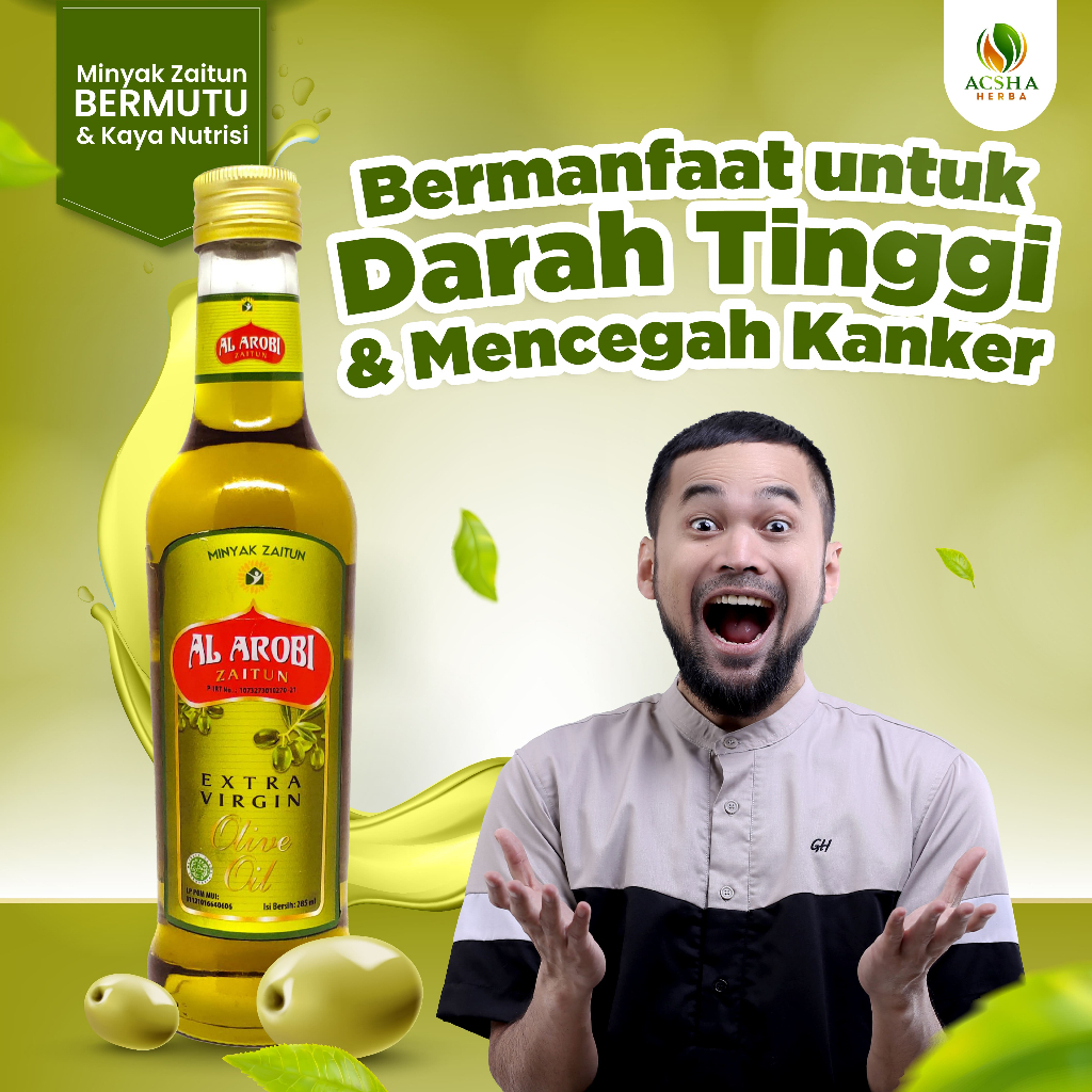 

Minyak Zaitun Al Arobi Extra Virgin 285ml | Olive Oil