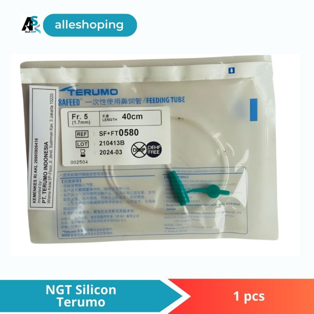 Ngt Terumo Feeding Tube Selang Makan Ngt Terumo / Selang Makan