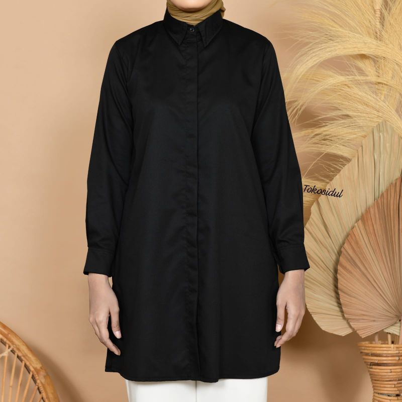 TUNIK SANTRI /TUNIK TOYOBO PREMIUM IMPORT POLOS/TUNIK TOYOBO/TUNIK JUMBO/BLOUSE TUNIK/KEMEJA TUNIK/T
