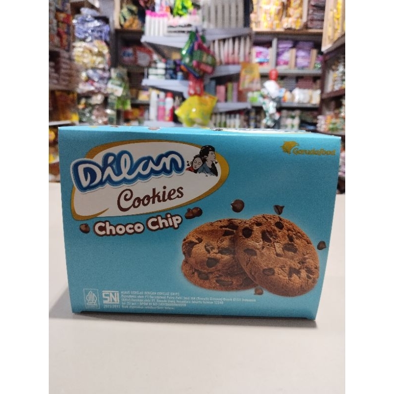 

Dilan cookies choco chip 1 pak isi 23 bks