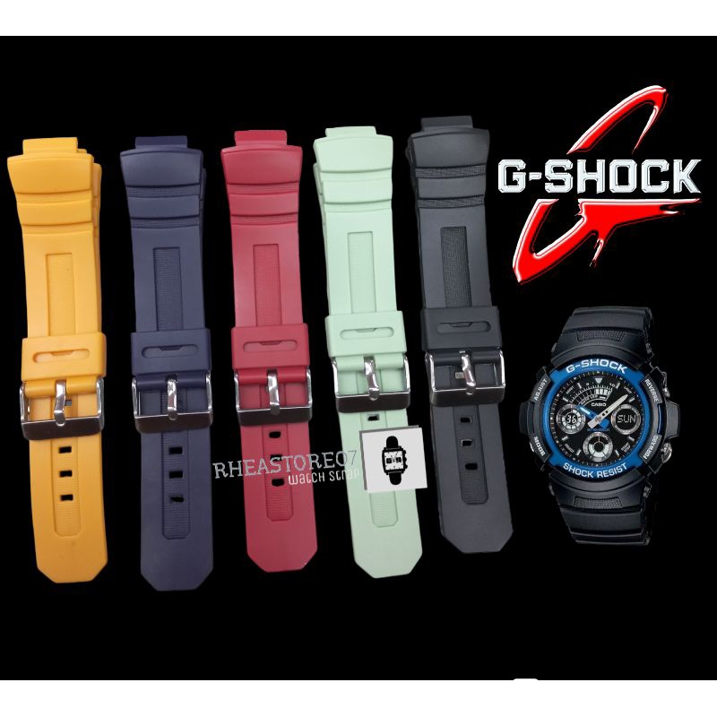 Strap Tali Jam Casio G-Shock 5230 AW-591 Tali Jam Tangan G-Shock AW590