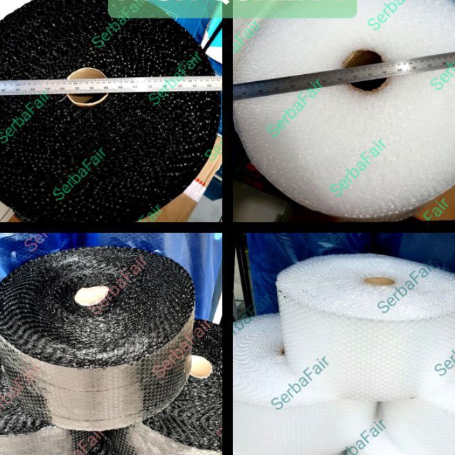 

Ekstra Bubble Wrap HitamBening 2CMx5METER Bubblewrap Tebal Kuat Bandung