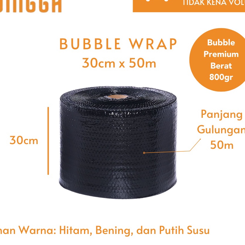 

Grosir Bubble Wrap Hitam Putih Susu 3cm x 5m