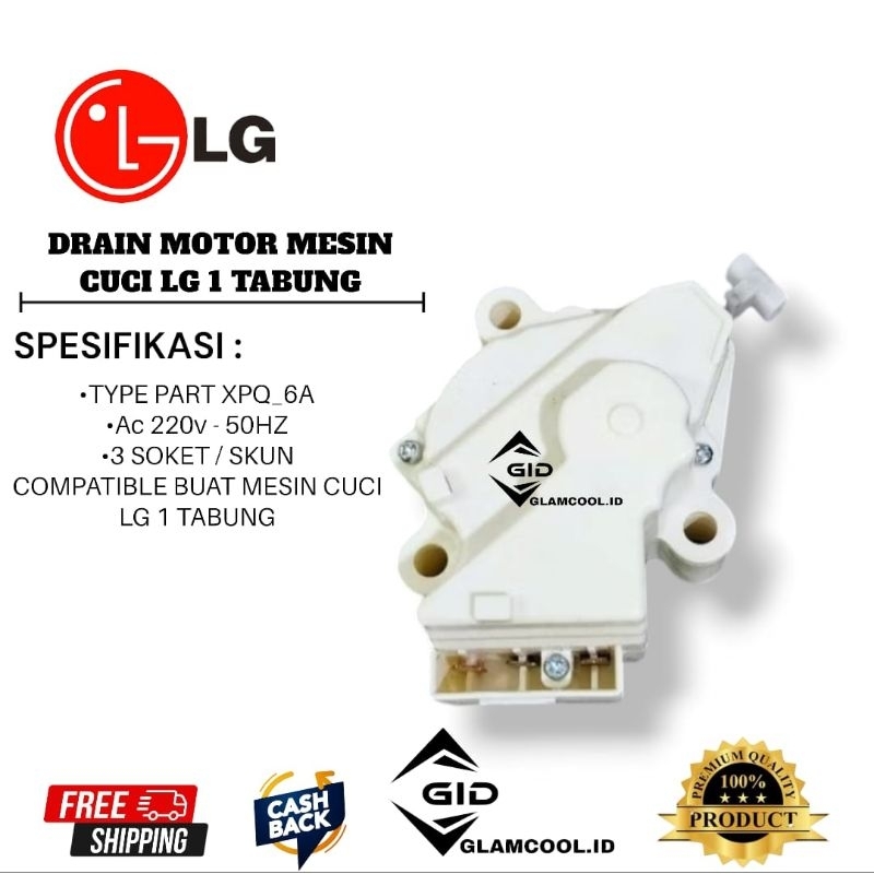 DRAIN MOTOR MESIN CUCI LG 1 TABUNG | MOTOR DRAIN MESIN CUCi LG OTOMATIS HIGHT QUALITY