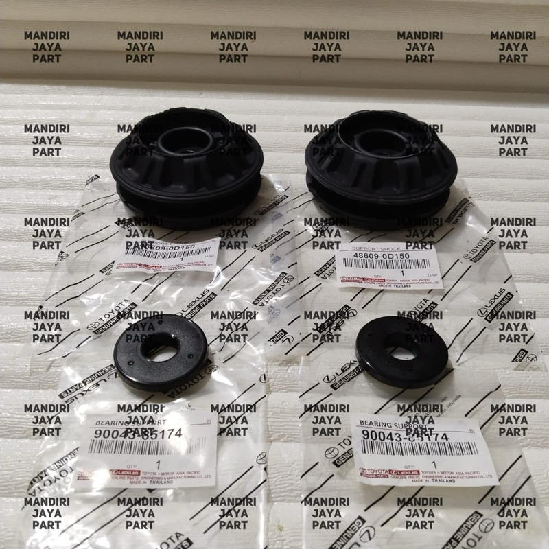 SUPPORT SHOCK + BEARING SUPPORT ALL NEW VIOS VIOS GEN 3 YARIS 2014 UP 4PCS ORIGINAL