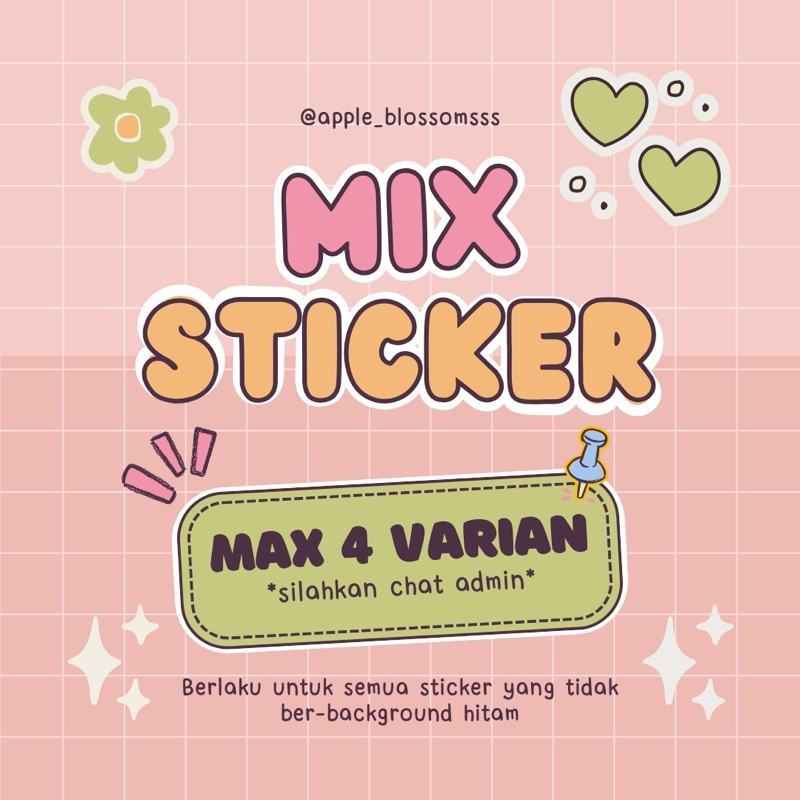 

PROMO BUNDLE MIX 4 TEMPLATE STICKER