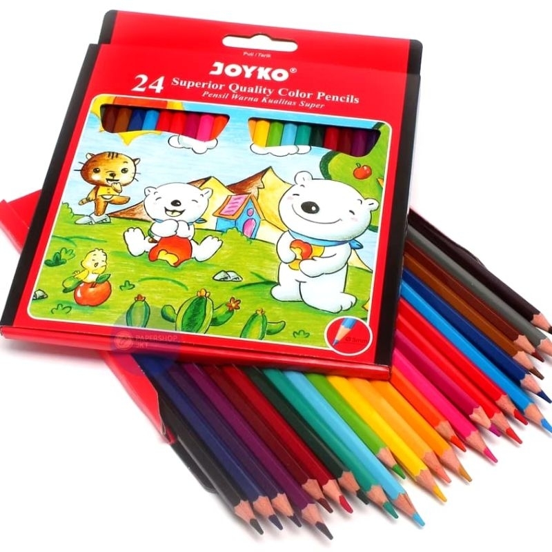 

Joyko Pensil Warna Isi 24 Colours CP-24PB