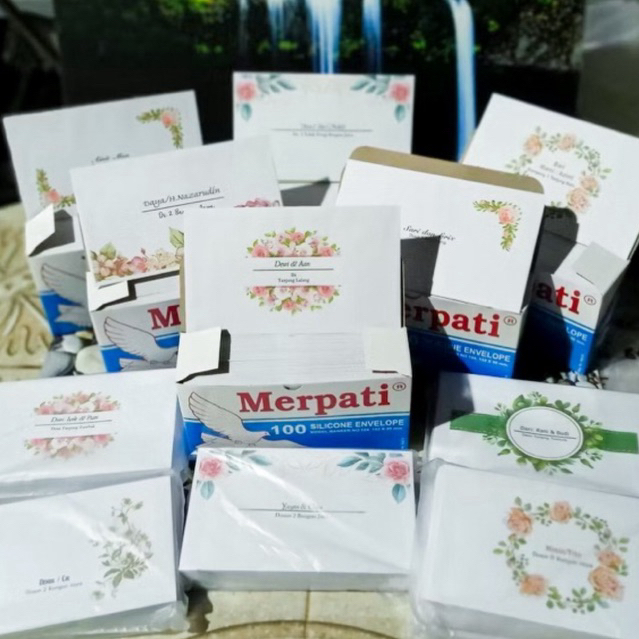 

Amplop Kondangan / Amplop Custom Nama/Tulisan. Harga per 1pcs, minimal pesan 100pcs.
