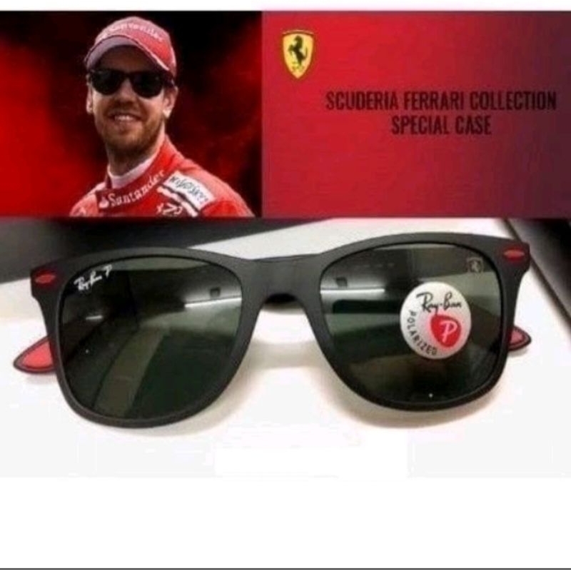 KACAMATA Original Rayban Ferrari 4195 Liteforce Polarized