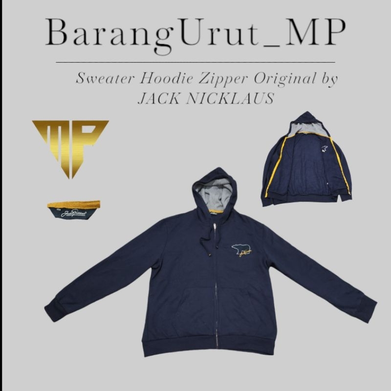 Hoodie Zipper Brand JACK NICKLAUS Original Second