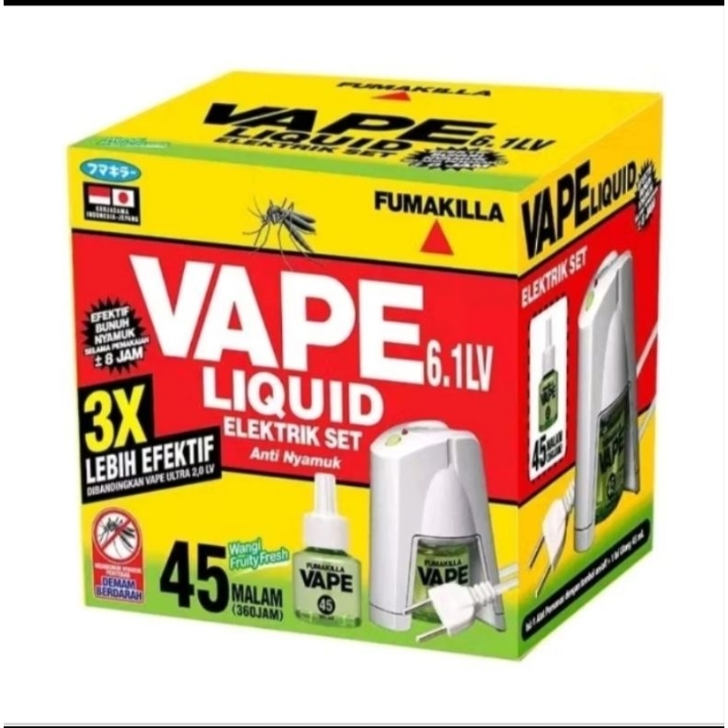 Fumakilla Vape alat Refill / obat nyamuk