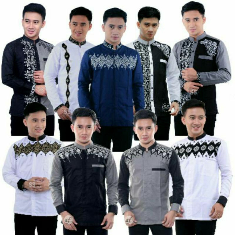 (BISA COD) KOKO BATIK BORDIL PRIA DEWASA REMAJA KATUN HALUS LEMBUT ADEM ALQORNI GALLERY SANTRI MASTE