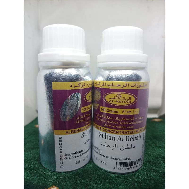 Bibit Parfum Sultan Al Rehab 100ml | Parfum Al Rehab | Al Rehab Perfumes | Bibit Minyak Wangi Origin