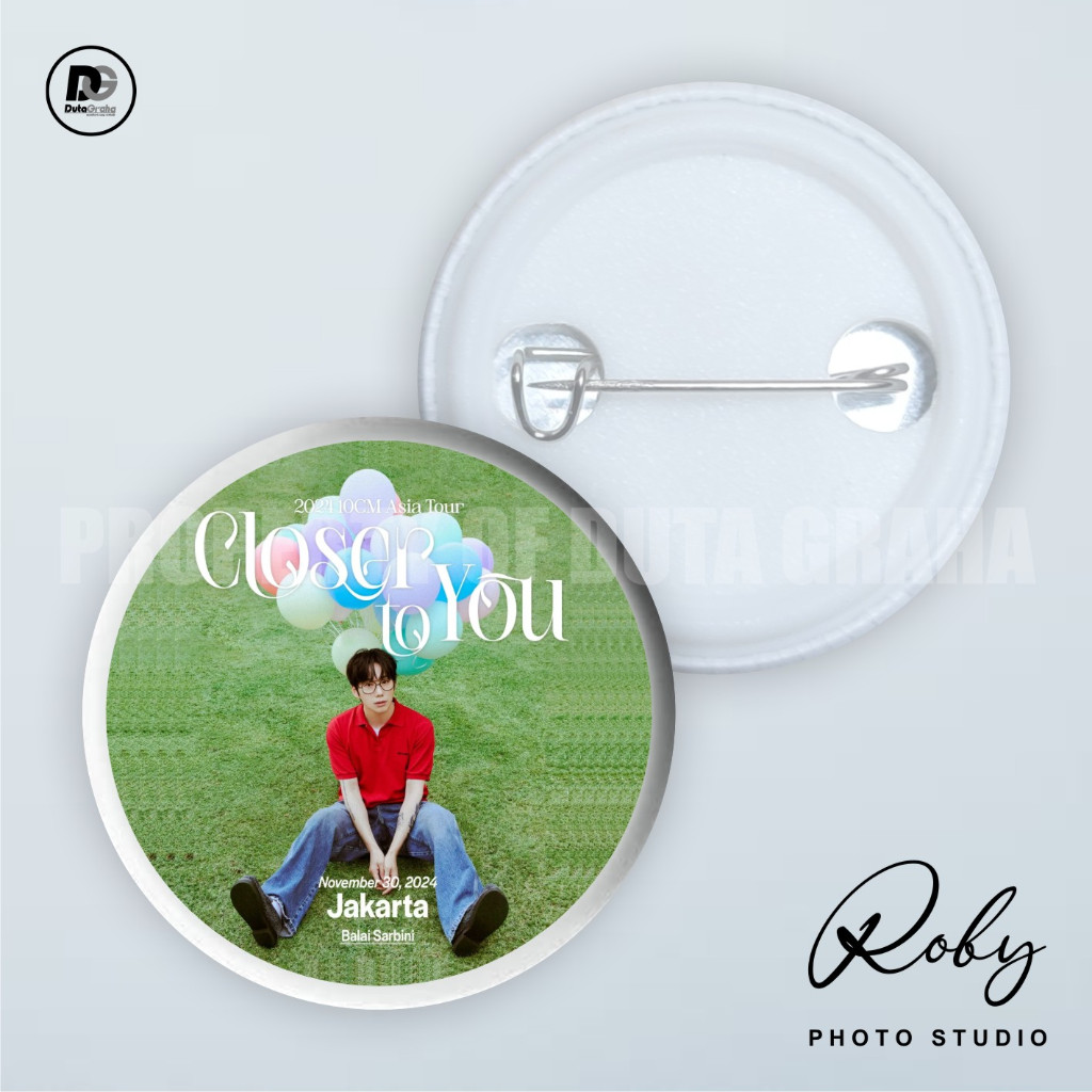 [PIN PRESS] 10CM SIPSENCHI KWON JUNG YEOL Pin Bros Aksesoris Souvenir  OST DRAMA KOREA DRAKOR KPOP