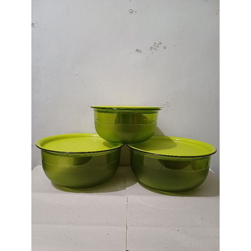 PROMO Table Collection Tupperware Original Mangkok Makanan, Wadah Saji Warna Hijau