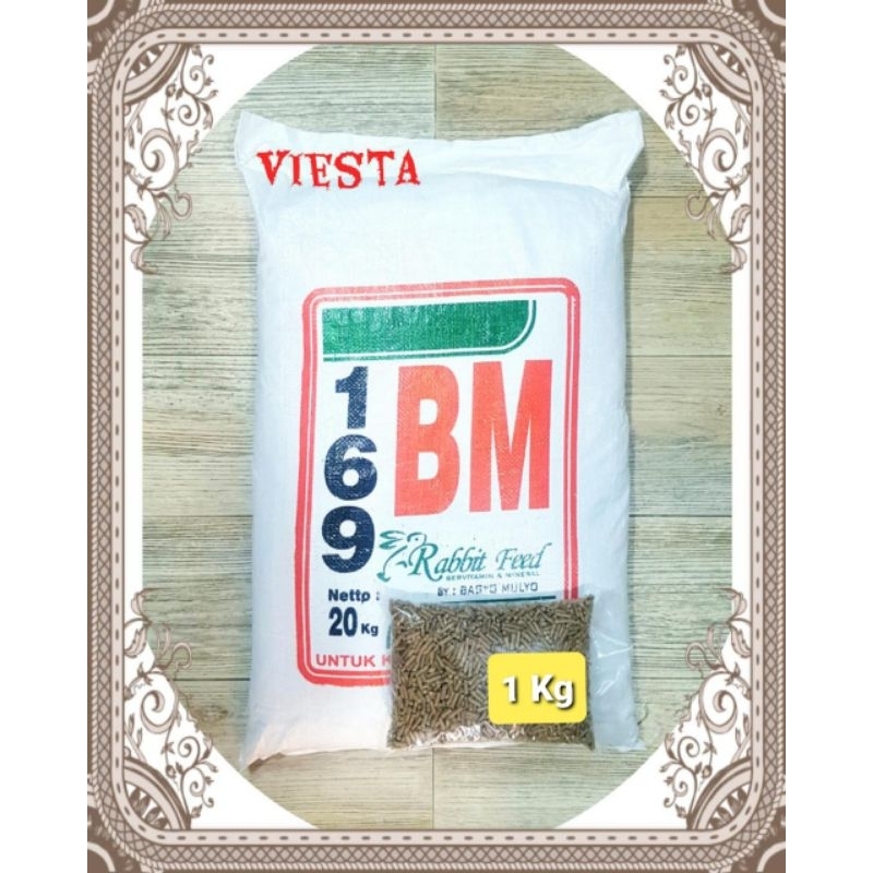 PAKAN KELINCI BM 169 Rabbit REPACK 1kg.