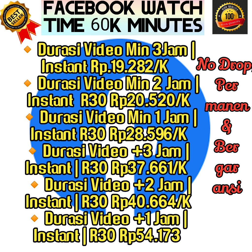 FACEBOOK JAM TAYANG 60K