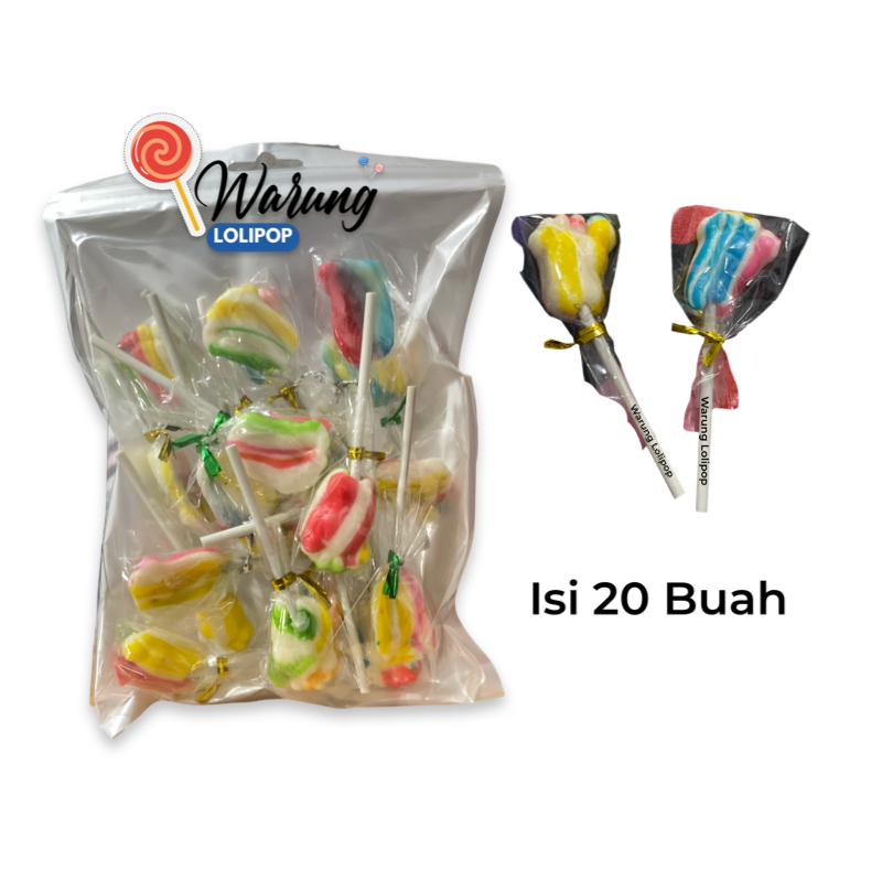 

Permen Kaki Lolipop Isi 20 Buah warna warni Rasa Manis by Warung Lolipop