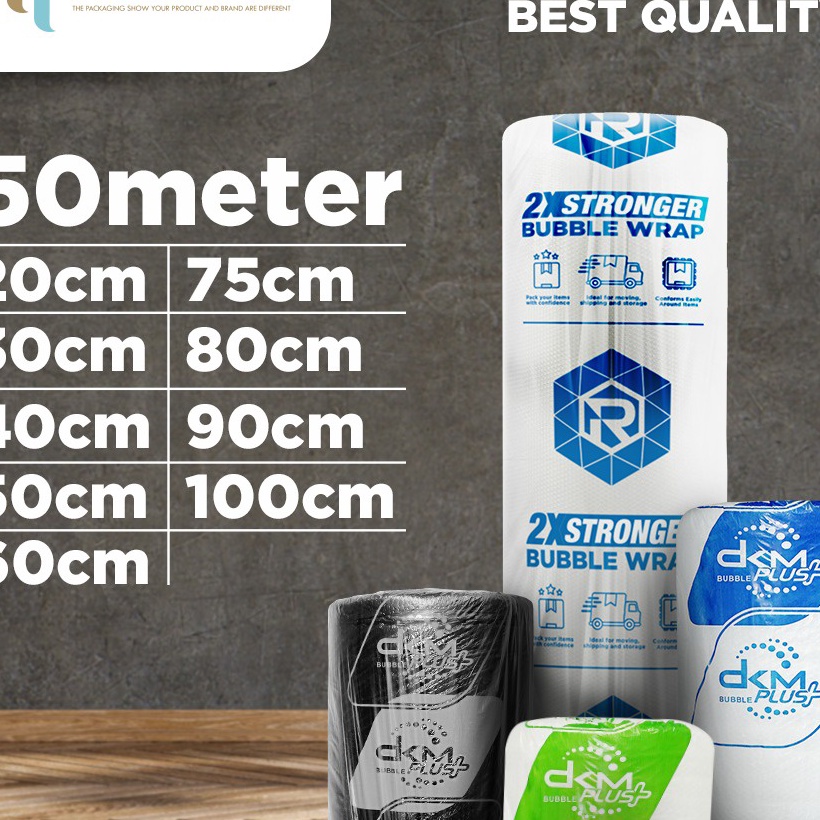 

KF7 Bubble Wrap Roll Premium Rusfet 5m Plastik Bubble Packing DKM PLUS