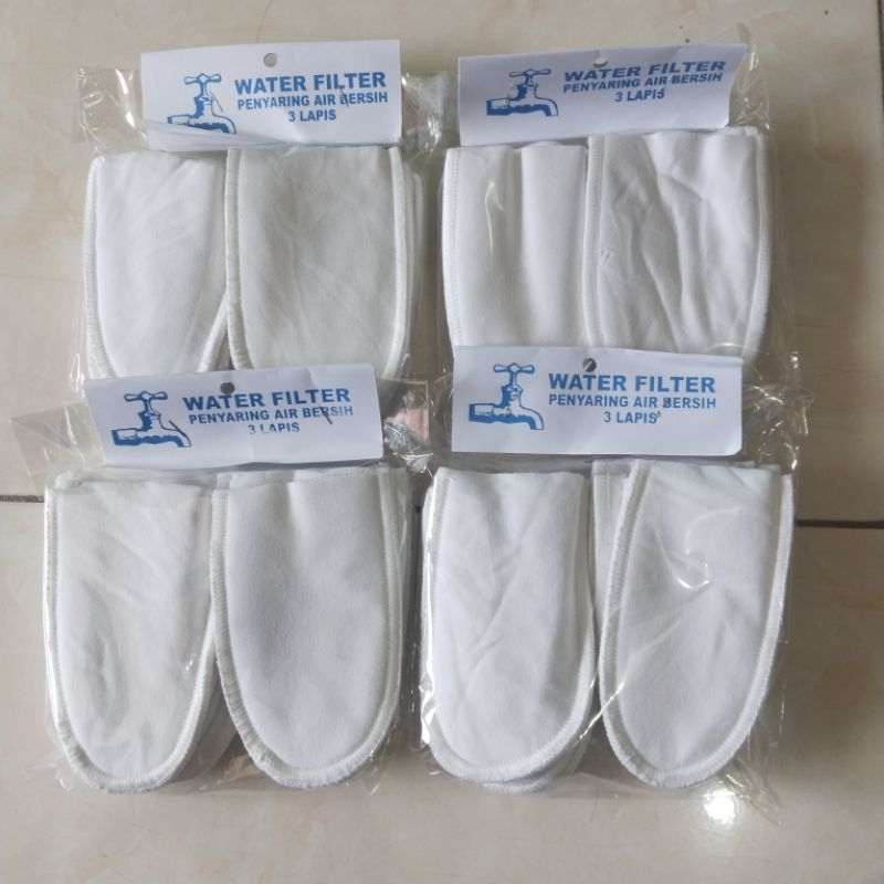 TERMURAH SARINGAN AIR KAIN / SARINGAN AIR KERAN WATER FILTER PENYARING AIR BERSIH 3 LAPIS