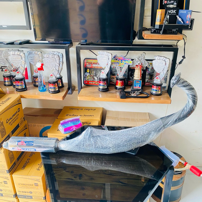 KNALPOT YYPANG YAMAHA 125Z BLACK COBRA