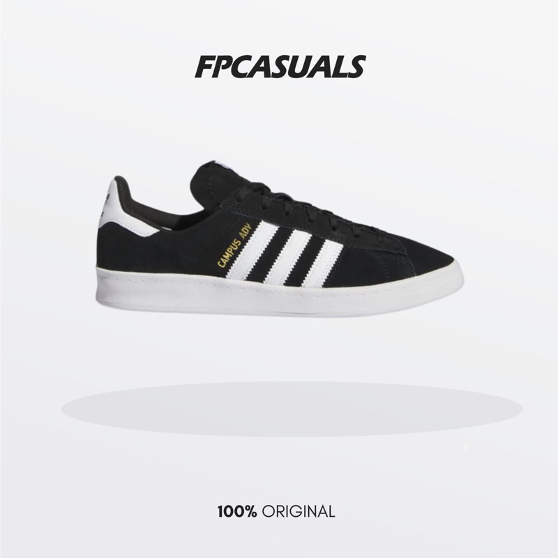 Adidas CAMPUS ADV Core Black Cloud White BNIB ORIGINAL Resmi B22716