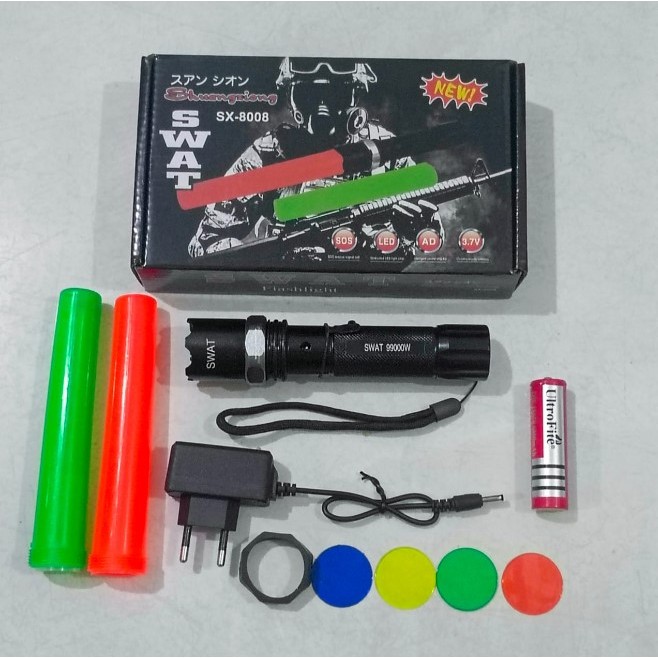 Gameboiishop Lampu Lalu Lintas Polisi/Senter Lalu Lintas Parkir Keamanan/Tongkat Lalu Lintas LED