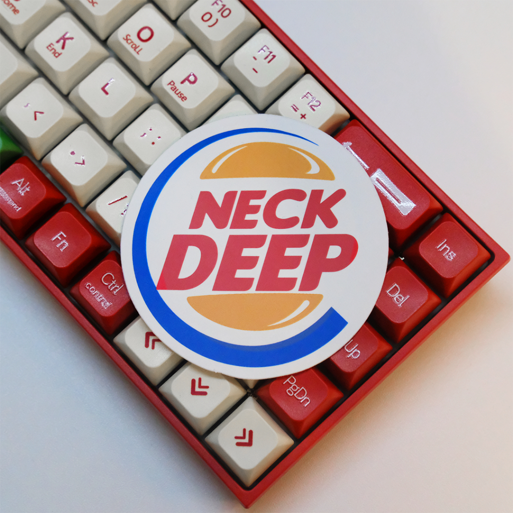 STICKER NECK DEEP BAND DESIGN