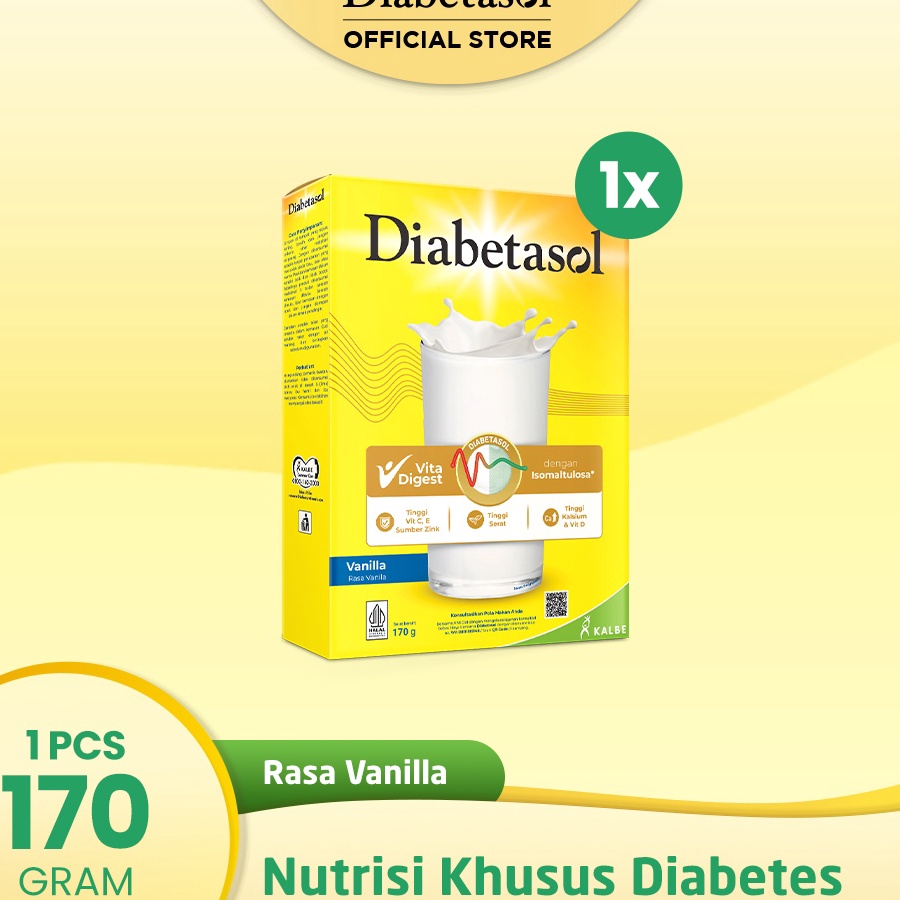 

NEW PROMO Diabetasol Vanilla 17g