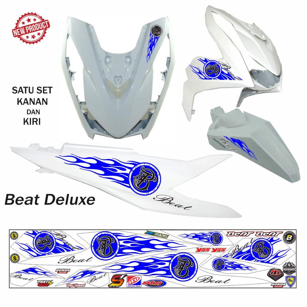 STRIPING BEAT ISS DELUXE 2020 VARIASI HONDA BEAT BARU CBS DELUXE 2021 / 2023