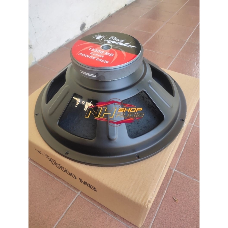 Speaker Black Spider 15500MB 15inch 15500 MB 15in 15 inchi 600 Watt Original Speaker Component 600Wa