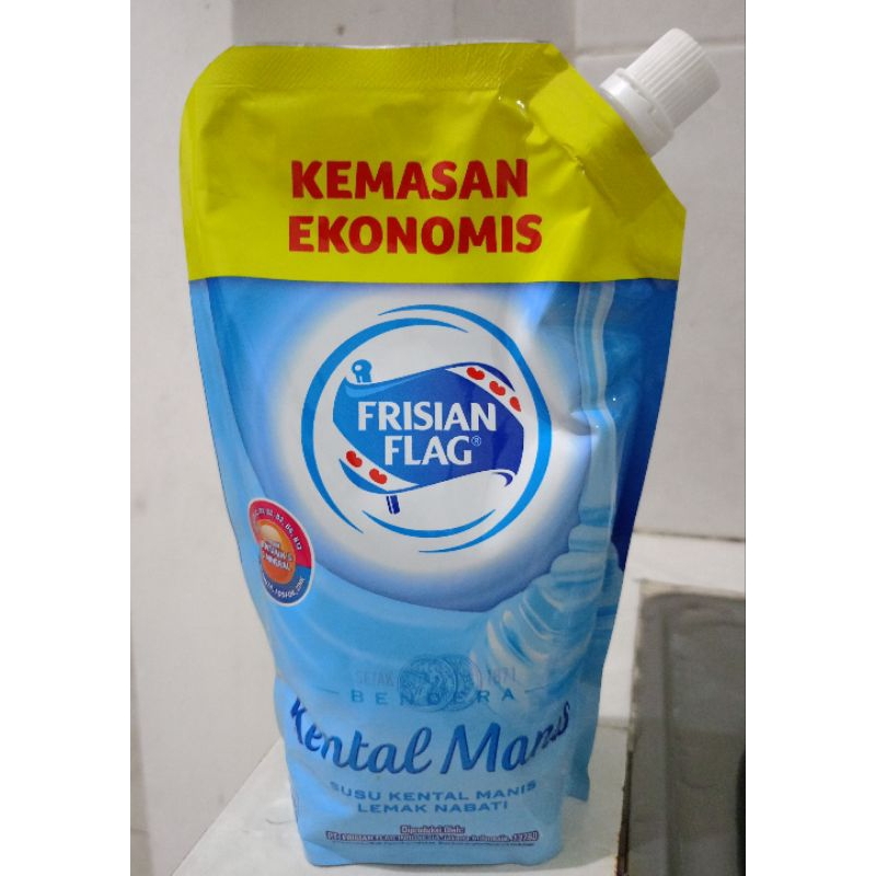 

Frisian Flang Kental Manis Bendera Putih 545gr-Coklat