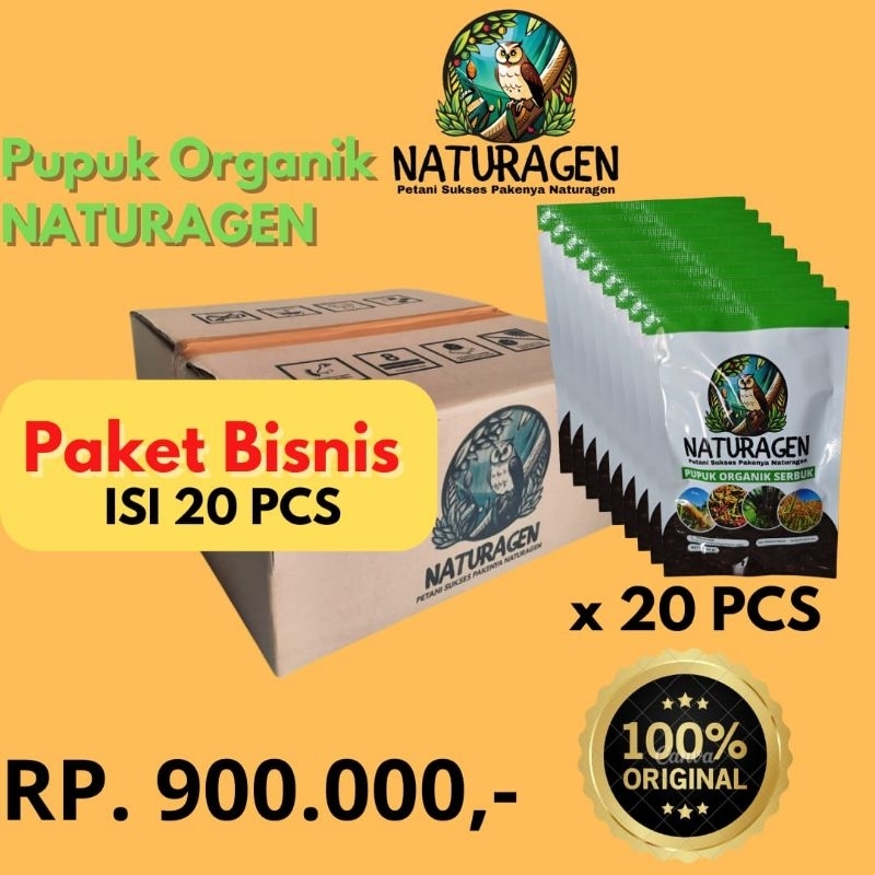 20 Bungkus Bio Organik Naturagen Pupuk Padi Pupuk Jagung naturagen malang naturagen malang naturagen