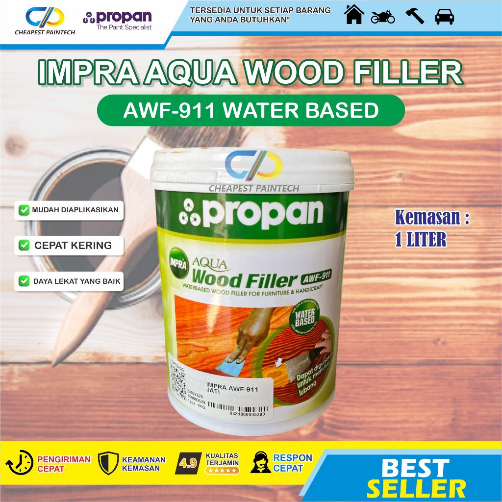 PROPAN IMPRA AQUA WOOD FILLER AWF-911 1 LITER