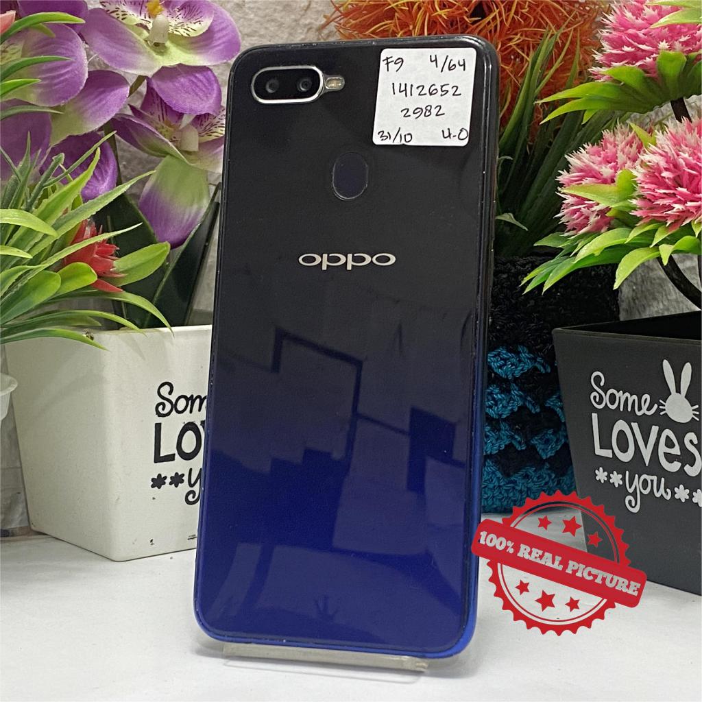 Oppo F9 4/64GB Bekas Second Eks Grs Resmi
