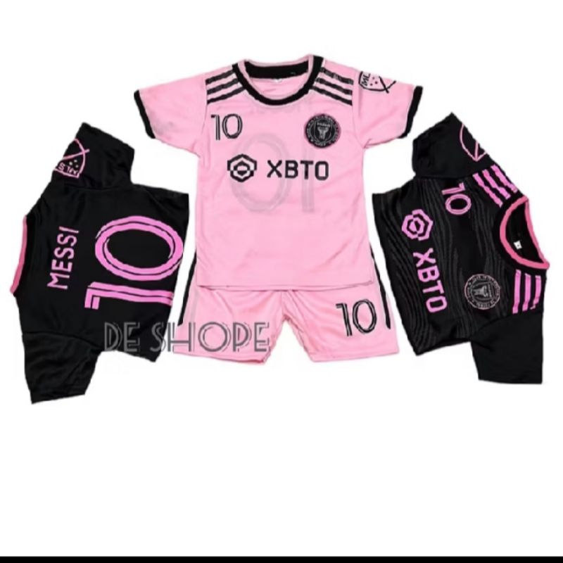 setelan jersey baju bola anak Messi, Neterbaru - jersey bola kids - kaos bola - setelan bolaMessi