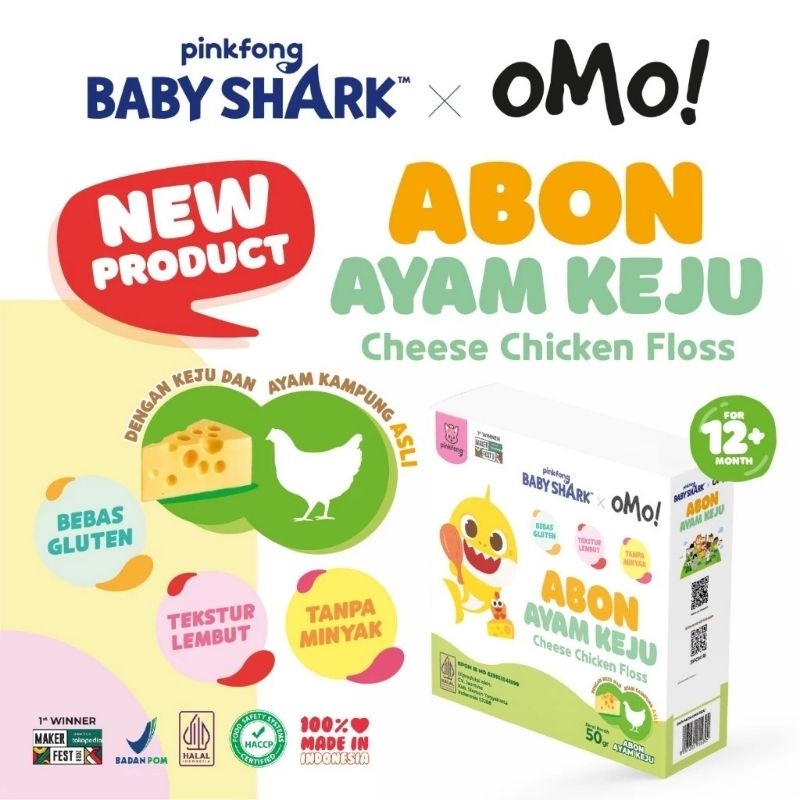 

OMO! Abon Ayam Keju Cheese Chicken Floss / Abon Sapi Keju Cheese Beef Floss 50gr