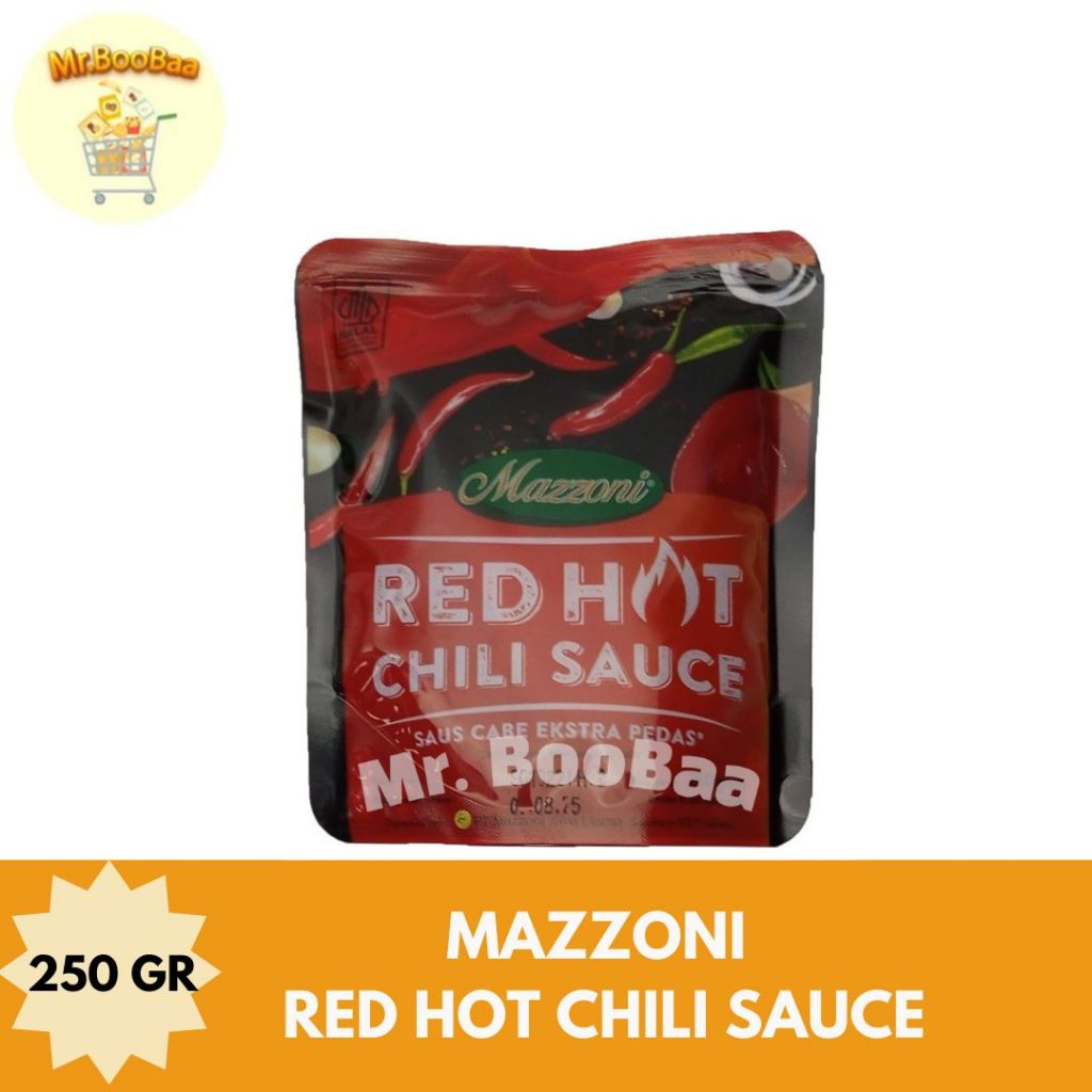 

Mazzoni Red Hot Chili Sauce 250 Gram