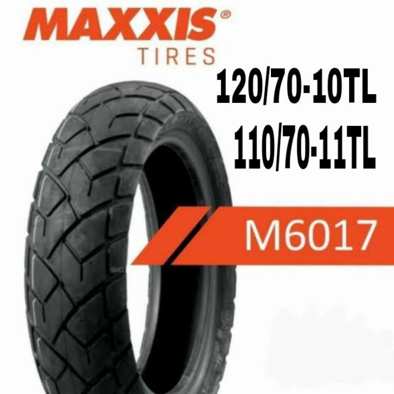 BAN MAXXIS BAN VESPA 120/70-10 110/70-11 TUBELESS