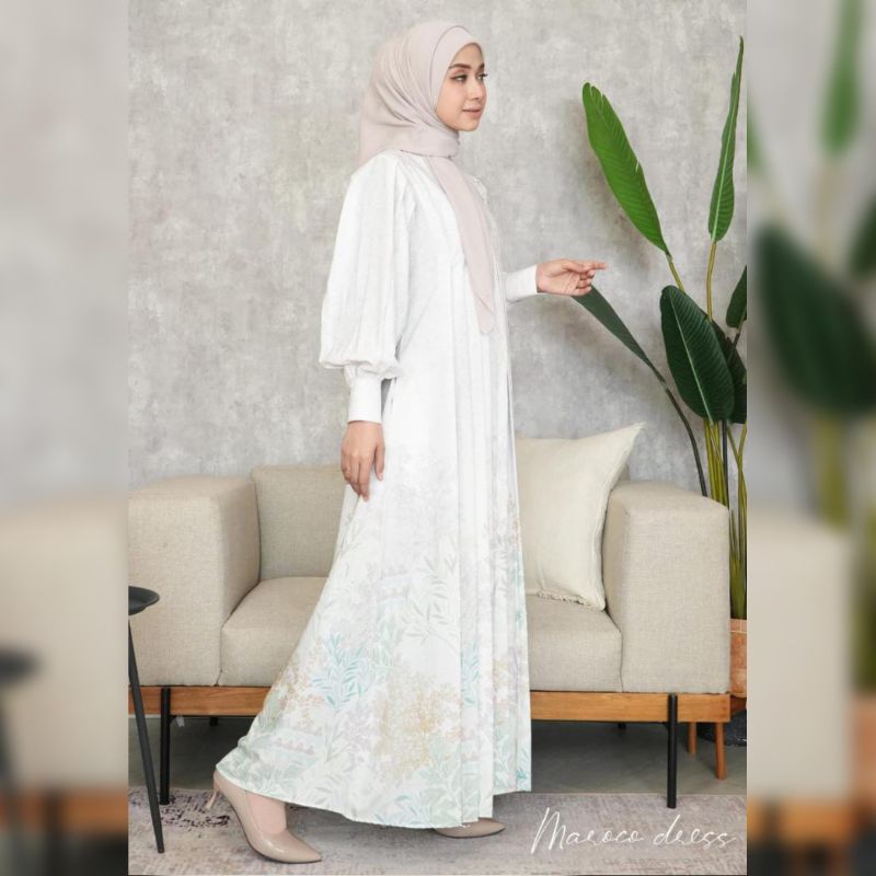 Baju Gamis Wanita - Gamis Maroco DSK BM318
