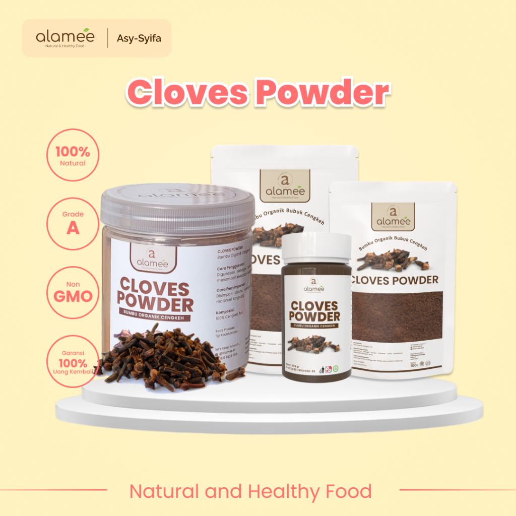

Cengkeh Bubuk Clove Powder Ground Spice Rempah Murni Rimpang Asli Tanpa Campuran Bumbu Organik 50 Gr